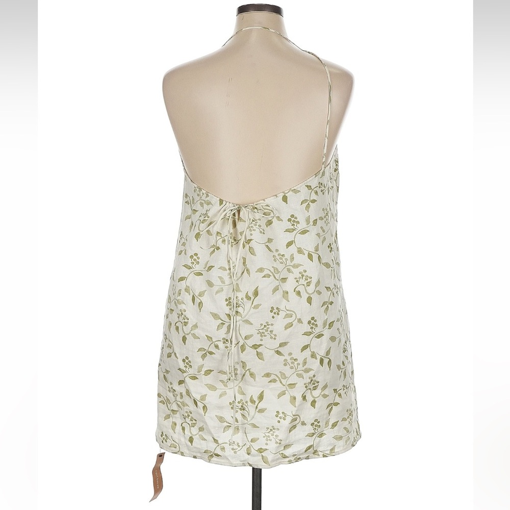 reformation NWT XL Vallarta 100% Linen floral boho swing mini dress - Picture 7 of 9